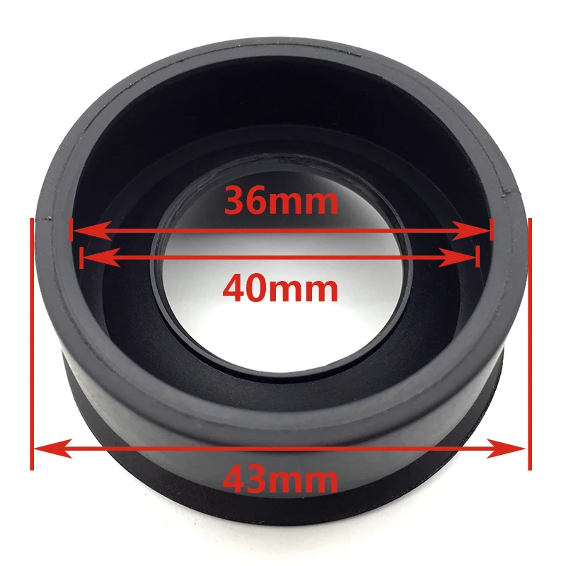Одна пара бинокль резиновые глазные чашки защитные очки колпачки внутренний диаметр 40 мм для окуляра микроскопа телескопы наглазники