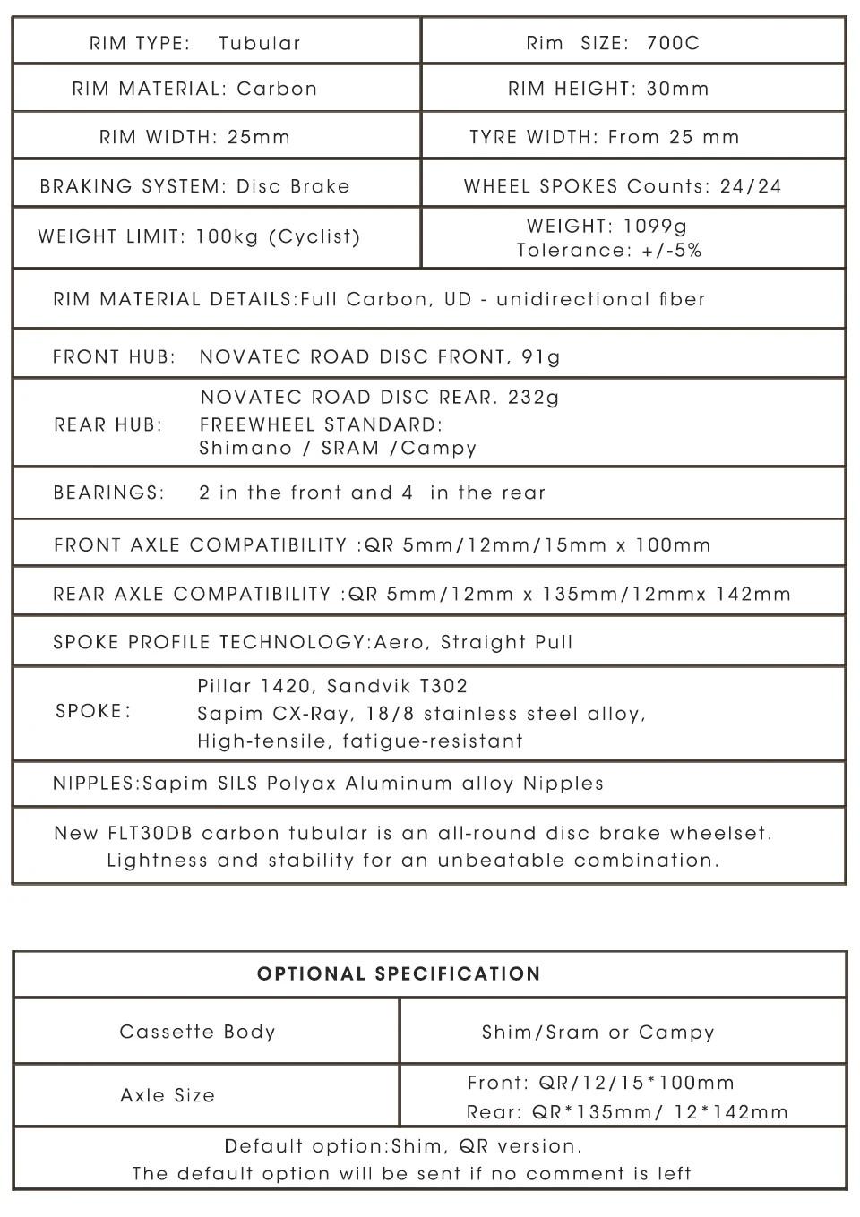 Clearance 1099g FLT 700C 30mm Deep 25mm Wide Tubular Road Disc Brake Cyclocross Bicycle Carbon Wheels CX Bike Wheelset 24 28 Holes XDR 12s 2