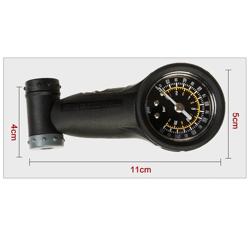Air Tire Pressure Gauge Meter For Presta Schrader Valve Plastic Parts 98g Tools
