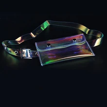 LJL Новинка весны сплошной цвет tansparent Пояс Женская мода tide все-матч личности ПВХ ремень сумка