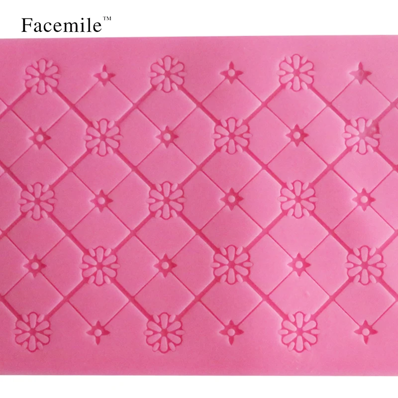 New Arrivals Silicone Mat Fondant Gift Decorating Styling Tools Kitchen Lace Mold Flower Pattern 50-169 | Дом и сад