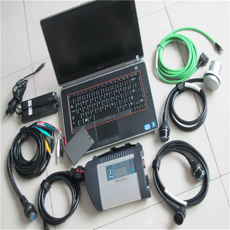 

for Benz Diagnotic tool mb star c4 multiplexer + i5 laptop e6420 with SSD with Software 2019.05 Complete kit