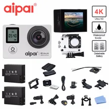 Aipal A1 Dual Screen 4K Action Camera WiFi 16MP Sports Camera 2.0″LCD 1080P Full HD 40m Waterproof Sport Camera DV.