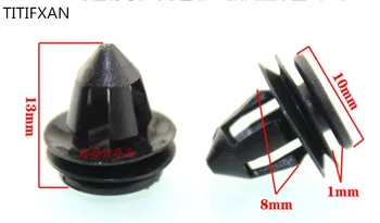 

TITIFXAN 50pcs Door edge guard door trim clips snap small plastic clips suitable for public Jiedaaodi A4L