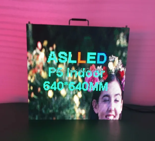 

HD P5 640*640mm rental led display ASLLED Monitoring LED Screen P5 Special stage Indoor LED screen