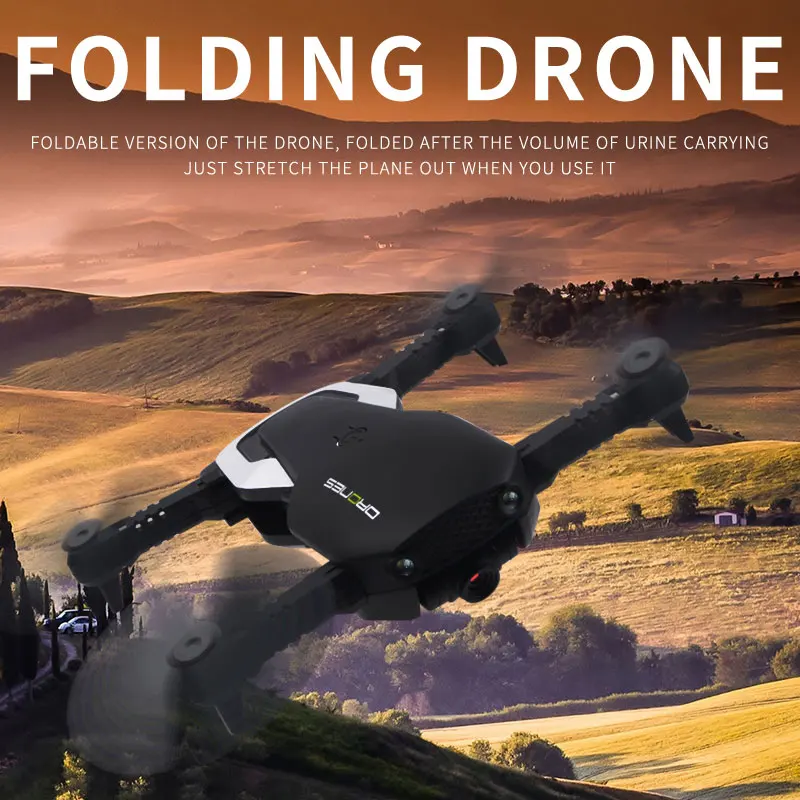 2018 новый складной Дрон Wifi FPV 480 P/720 P HD камера с высокой фиксацией Безголовый режим
