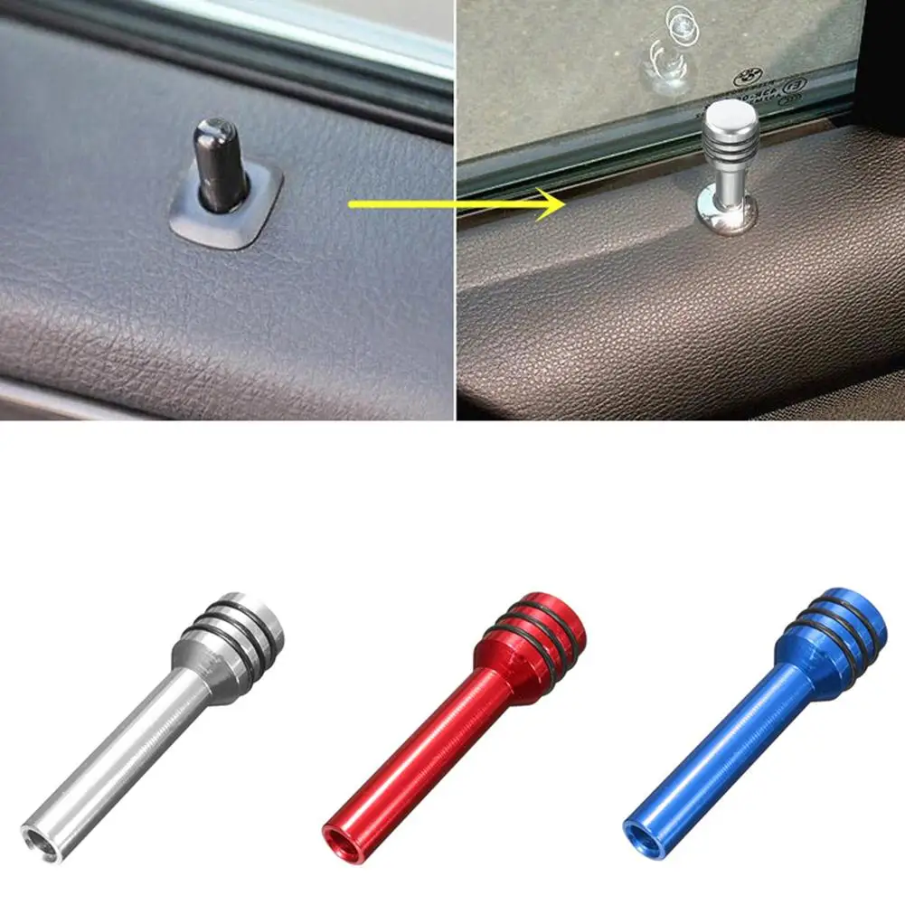 

2Pcs 49mm Car Vehicle Universal Interior Door Lock Pin Aluminum Alloy Pull Pin Knobs Auto Replacement Parts