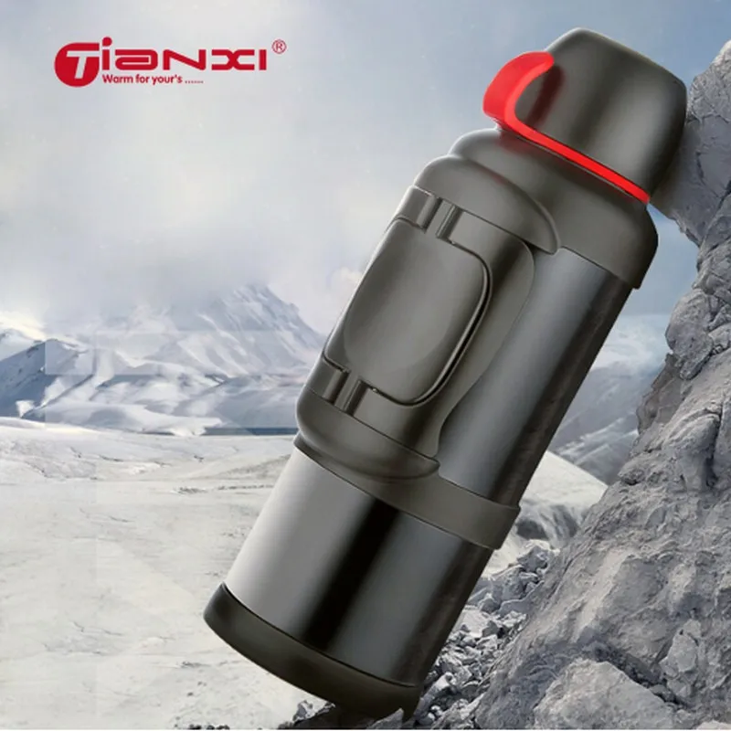 

4L Large capacity outdoor Travel Insulation Portable Household Vacuum Flask Portable Car Kettle Outdoor Insulation Thermal cup