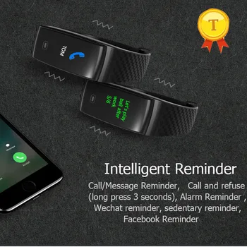 

2018 new bluetooth smart bracelet smartband with heart rate monitoring function blood pressure monitor sleeping monitor alarm