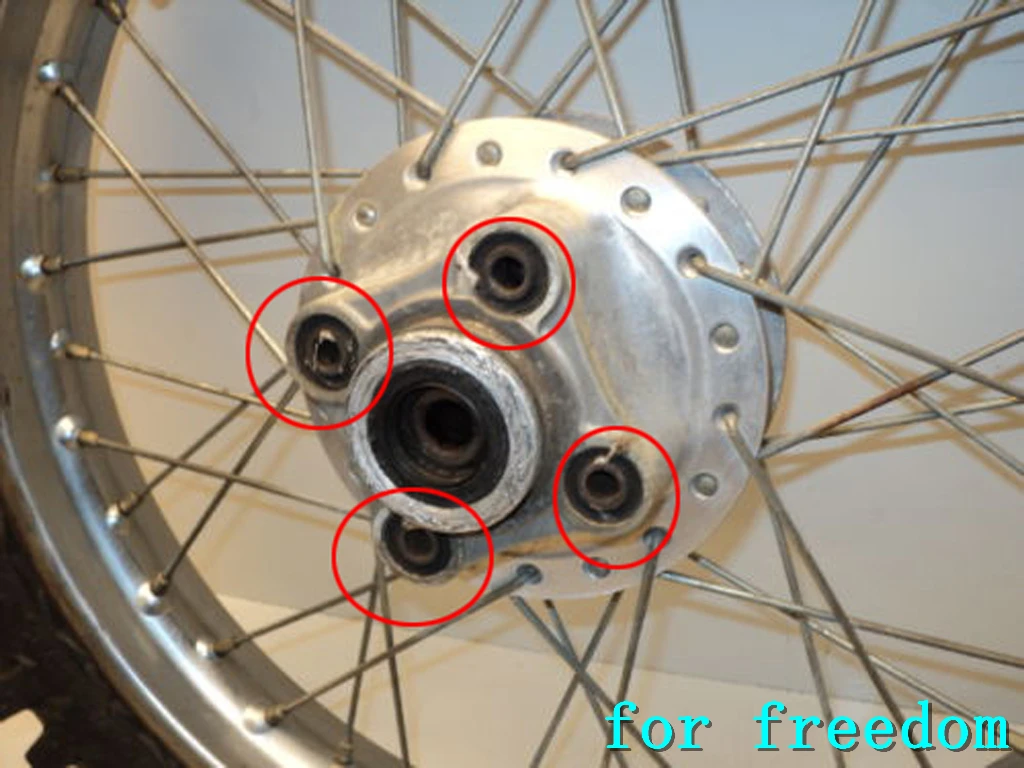 

For Honda CB100 CL100 CG125 CB125 MT125 Metal 4 pcs black Rear Wheel Damper Bush Bushing