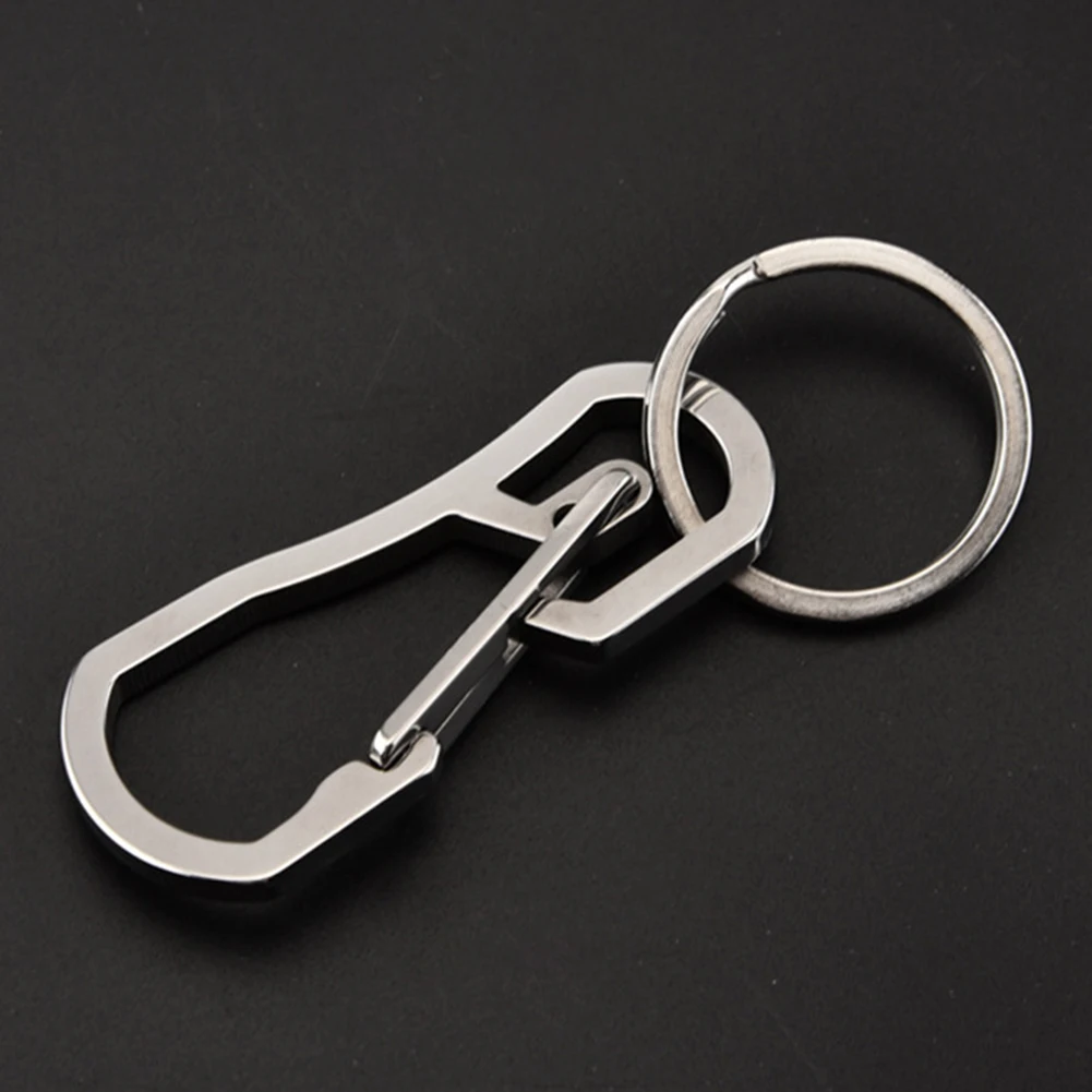 

Stainless Steel Hook Hiking Hook Carabiner Buckle Outdoor With Cla Bottle Opener For Camping Keychain Hanger