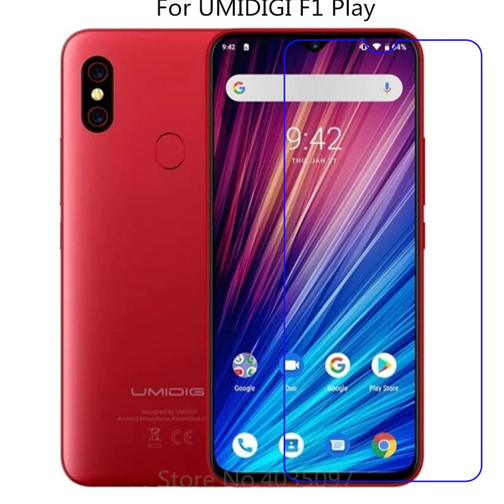 

For UMIDIGI F1 Play Tempered Glass 9H 2.5D High Quality Screen Protector For For UMIDIGI F1 Play Smartphone Glass Film Cover