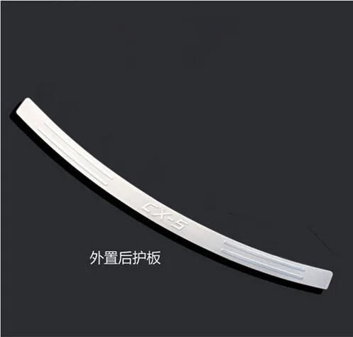 Car styling Stainless Steel Inner Rear Bumper Protector Sill Trunk Trim for CX-5 2012 2013 2014 2015 | Автомобили и мотоциклы