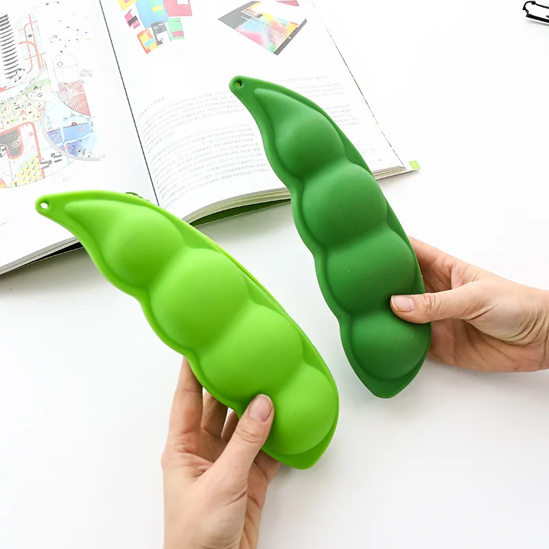 

1pcs 2322 Creative Simple Pencil Box Student Bean Cardamom Pencil Bag Female Stationery Bags for Men and Women Pencil Case