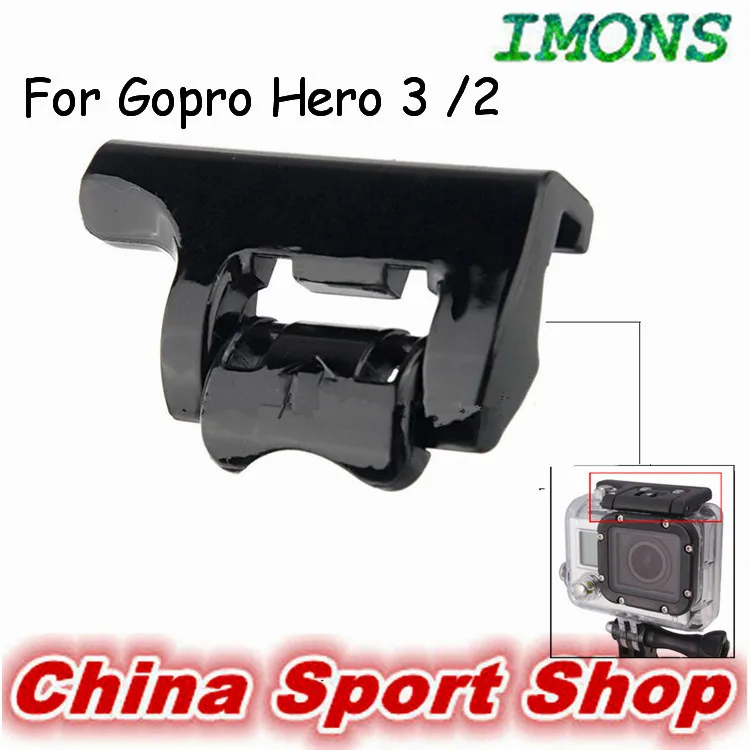 Black Lock Buckle For the Waterproof Case of Original Go pro Hero 3 HERO 2 /1 Gopro accessories Free Shipping |