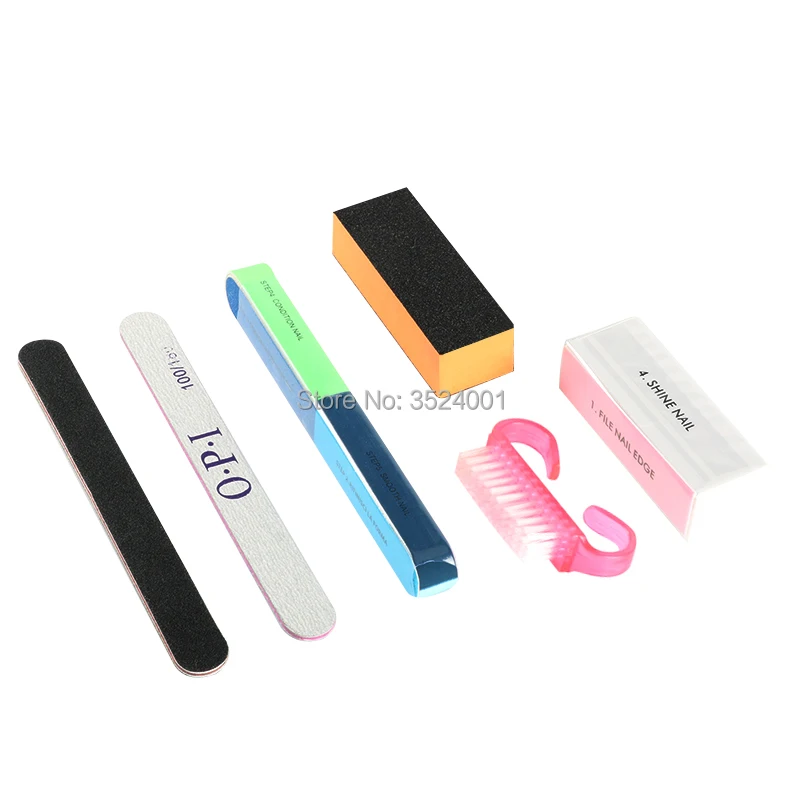 

6Pcs Nail Files Nail Buffer Professional Nail Files Manicure Set Nail Brushes Makeup Manicure Tools Extension Set