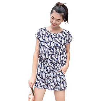 

Female Summer Loose Casual Suits Sets Short Sleeve T-shirt and Shorts Two-piece Women Clothing Sets 2019