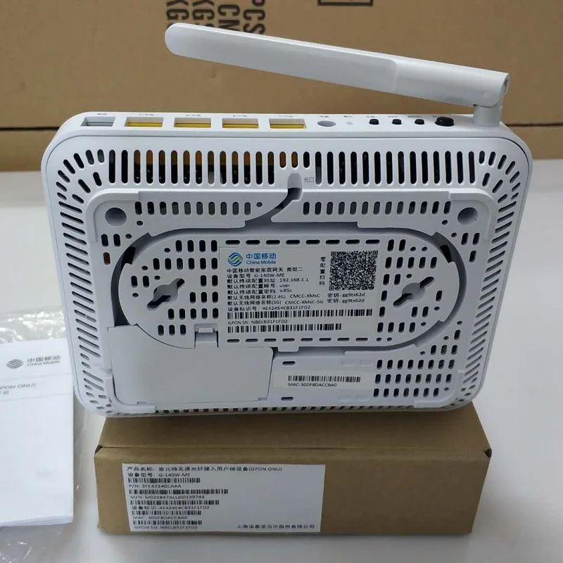 Новое поступление 4 шт. двухдиапазонный AC wifi GPON ONU G 140W ME с 4GE + 1 голос 2USB WIFI 2 4G &