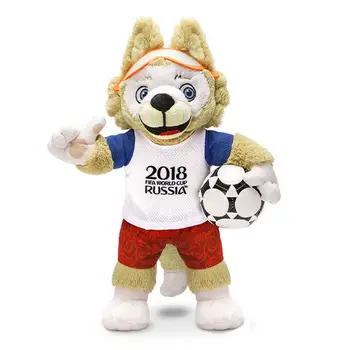 

Russia di Calcio Mascotte Zabivaka Calcio Lupo Peluche Regalo Del Giocattolo Anime Figure Da Collezione Model Toy