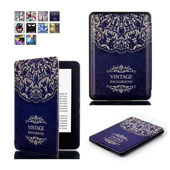 

Fashion Picture Print Flip Leather Case Cover for New Kindle 2016 8th Generation Fundas for Amazon Kindle 8 Generation 2016 Case