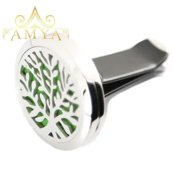 

Christmas Deer Maple Leaf 30mm Diffuser 316 Stainless Steel Car Aroma Locket Essential Oil Car Diffuser Lockets Free 40Pcs Pads