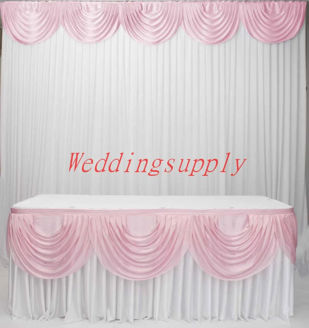 3 m Gordijn Swag 3 m Ijs Zijde Achtergrond En 4 m lange Zijde Tabel Rok Voor Wedding Engagement Banket partij Decoratie 3 m Gordijn Swag 3 m Ijs Zijde Achtergrond En 4 m lange Zijde Tabel Rok Voor Wedding Engagement Banket partij Decoratie