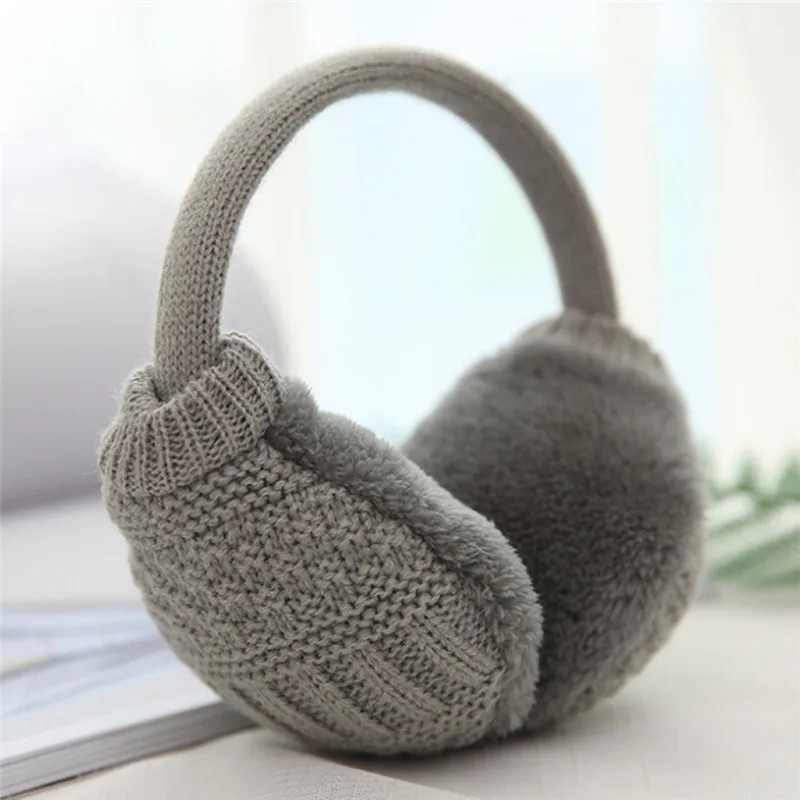 Winter Warm Earmuffs Knitted Children Ear Muffs For Boy Earmuffs For