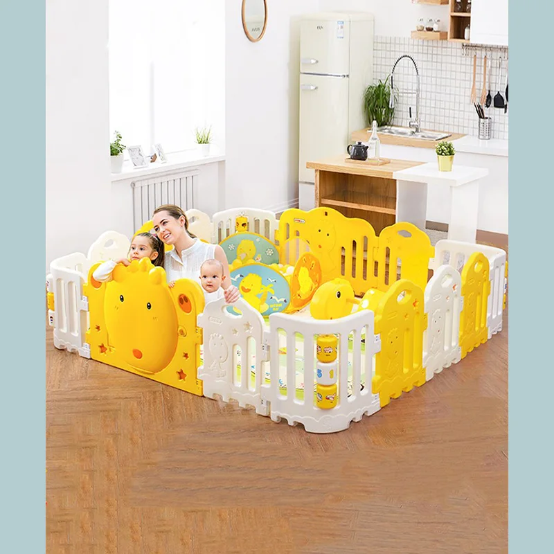 

Infant toddler fence children's play fence plastic environmental protection material upgrade to increase adsorption