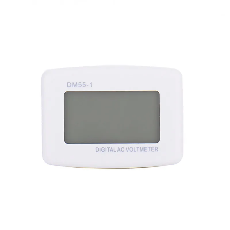 

100-300V LCD Digital Voltage Household AC Panel Meter US EU Plug Volt Power Monitor Blue Backlight