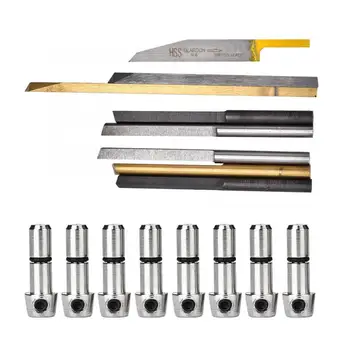 

8pcs Jewelry Tool Engraving Cutting Bit for Pneumatic Impact Drill Engraving Machine Jewelry Making Processing Tools for Jeweler