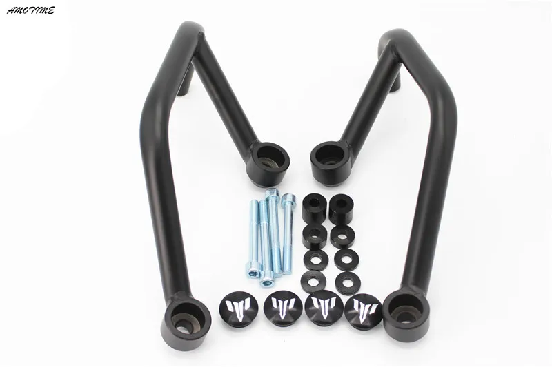 

Motorcycle Bumper Crash Bar Engine Guard Frame Protector w/ Mounting Screws for Yamaha MT09 MT-09 FZ09-FZ-09 2013-2014 2015 2016