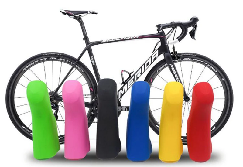Bicycle Hand Change Protective Sleeve For Shimano Road Bike 470058006800 6 Colors Silica Gel Sleeve Cover Durable PA0103 (1)
