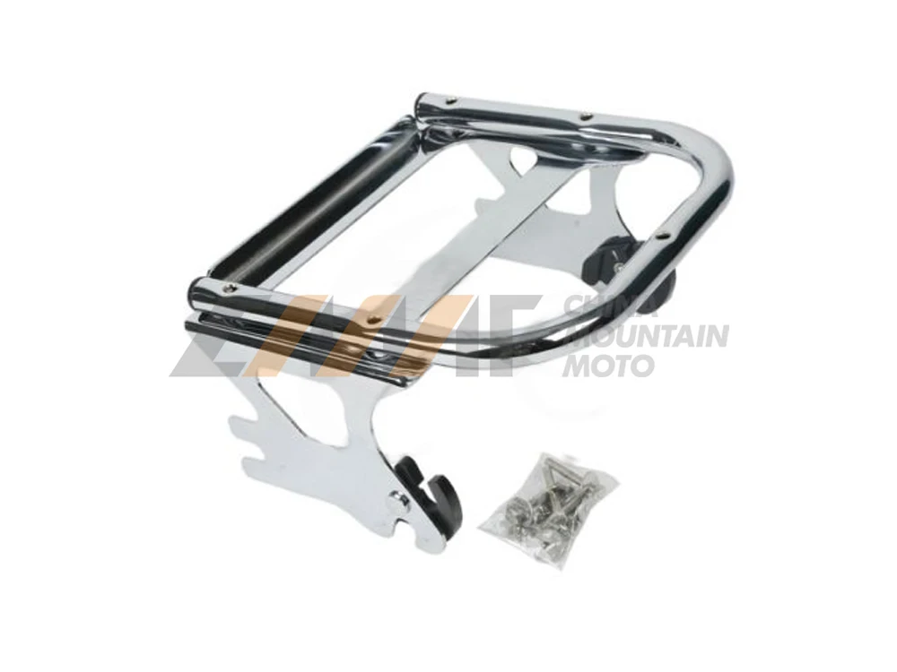 

Chrome 2 UP Tour Pak Pack Luggage Rack case for Harley Davidson FLHT FLHX FLTR 1997-2008