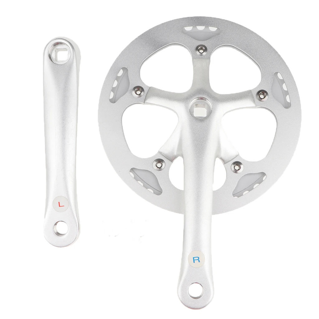Perfeclan Bike Single Speed Crankset Bicycle Chainring 42T BCD 200mm Alloy