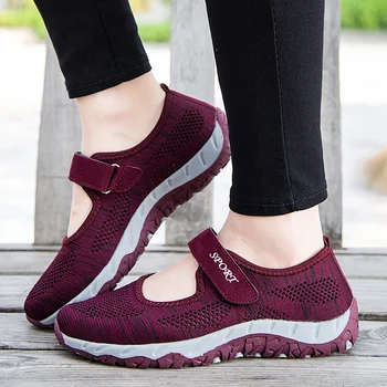 

2019 Sports Shoes Woman Tennis Shoes for Summer mother Sneakers Women Athletic Non-slip Walking Jogging Trainer Zapatilla Mujer