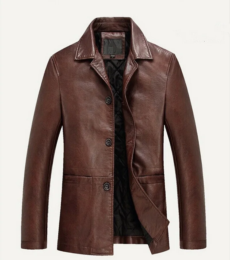 Удлиненная Кожаная Куртка Мужская Купить