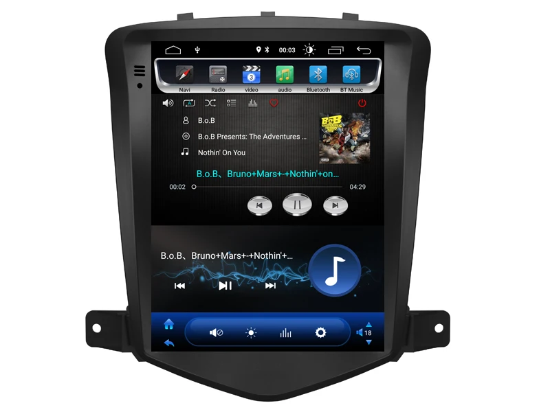 Top Vertical Screen android 8.1.0 gps navigation for Chevrolet CRUZE Navirider car multimedia dual zone stereo radio BT4.0 head unit 5