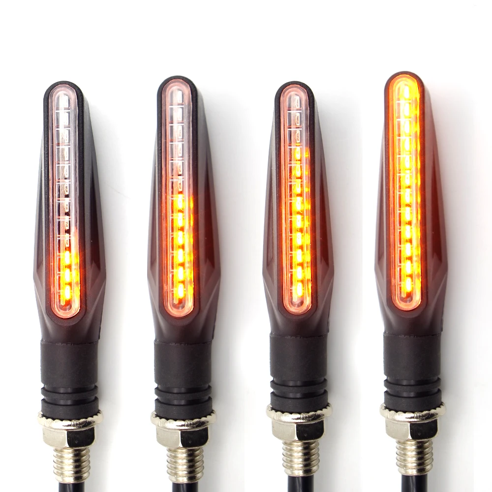 

$Q1276 Motorcycle turn signal flowling for Gsf 600 Yamaha Aerox Tail Light Motorcycle Bandit 650 Cb650F Dax Moto Spirit Beast