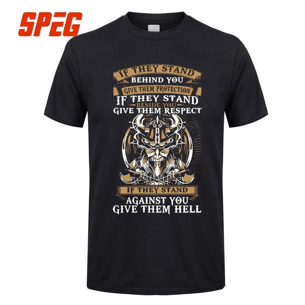 SPEG Viking s Stand font b Men b font T font b Shirt b font Short