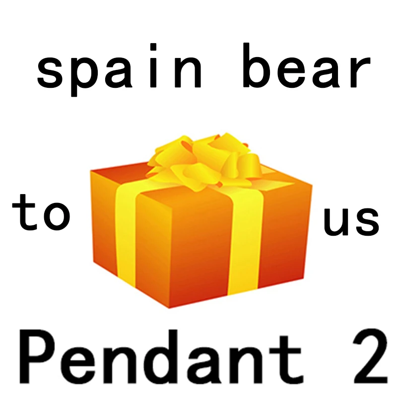 

PENDANT 2 NEW Store Event Exit Spree To Send Gifts Randomly 100% 925 Sterling Silver Pendant 2 Spain Bear Jewelry Gift