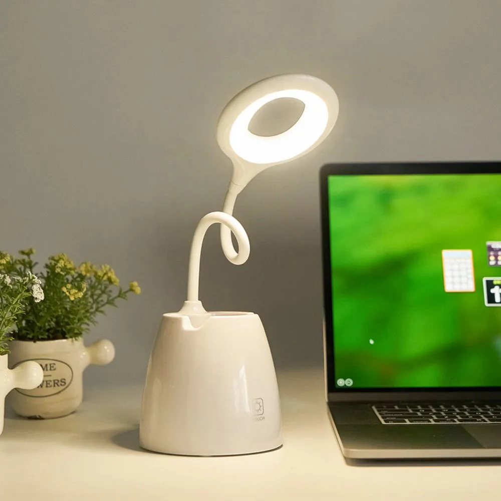 

Table Lamp Led Multifunctional Eye Protection Touchable Adjustment Table Lamp Circle Eye Protection Reading Night Vision Lamp