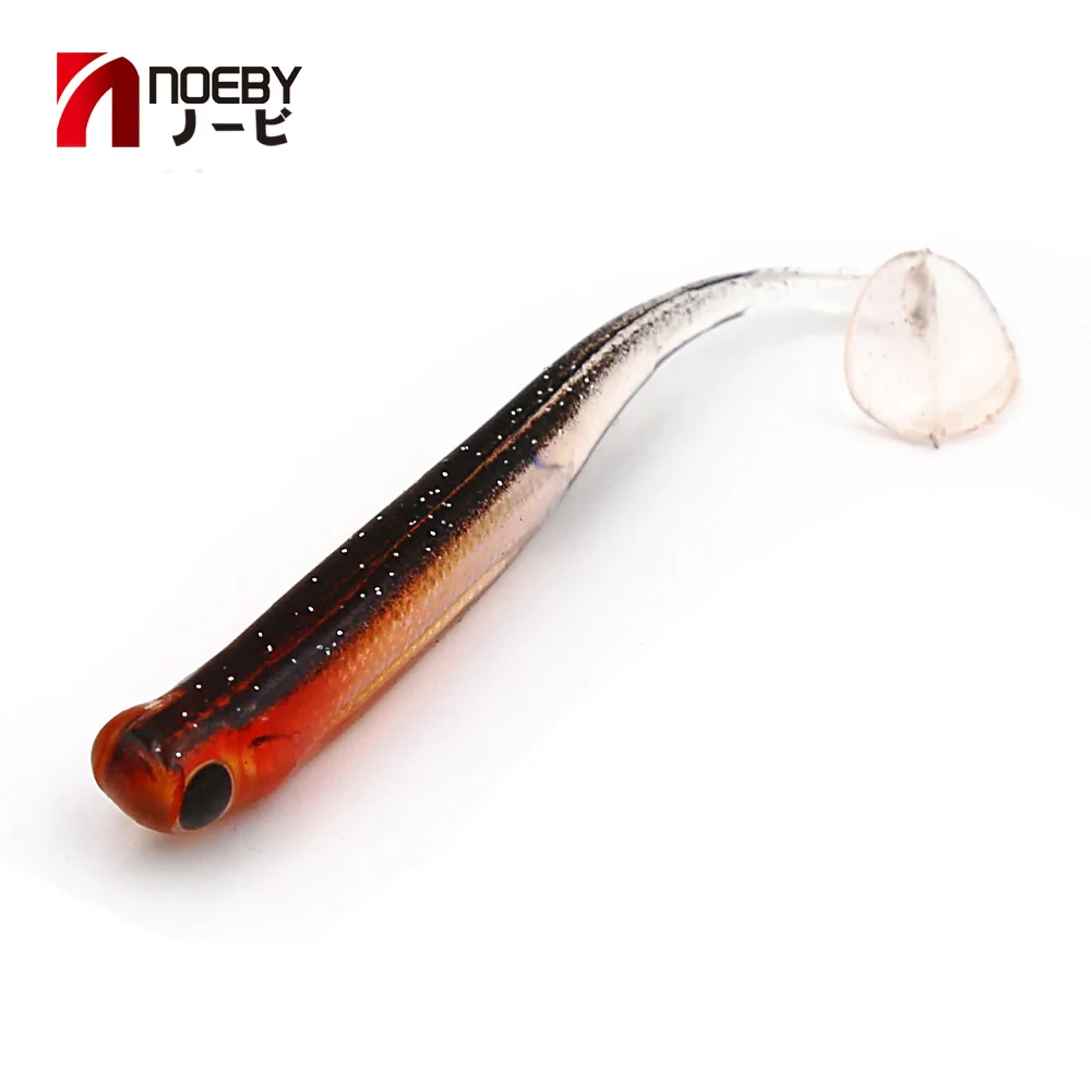 

Noeby 11.5cm 5.4g Soft Bait with T-tail 3D Eyes Soft Silicone Tiddler Bait swimbaits Plastic Lure Pasca wobbler
