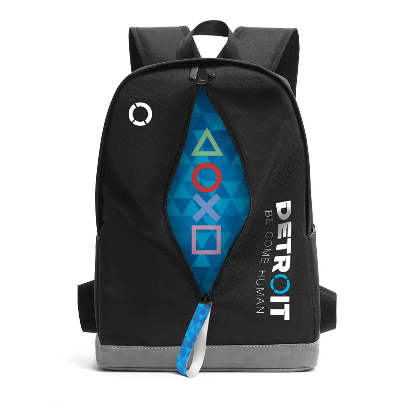 

Detroit: Become Human Cosplay Student Shoulder Bag Canvas Bag Prop Fans Collection Drop Ship