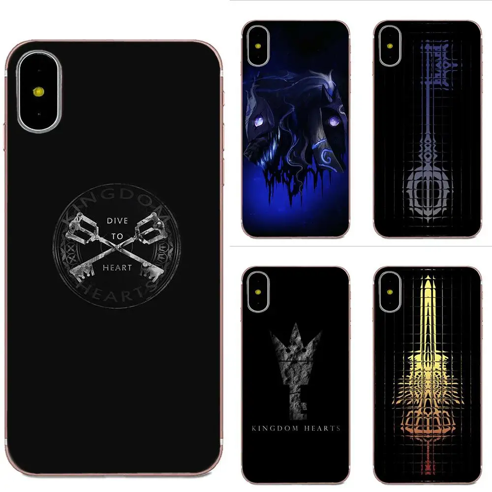 Чехол из ТПУ с изображением аниме Kingdom Hearts Dark для Xiaomi Redmi Mi Note 7 8 9 SE Pro Lite Go Play |