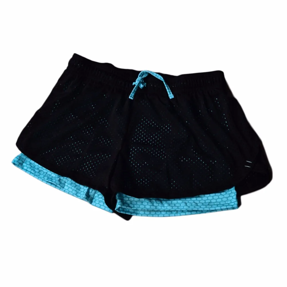 

Womens Running Shorts 2 In 1 Running Tights Short Women's Gym Cool Woman Sport Short Fitness Running Shorts Drop Shipping