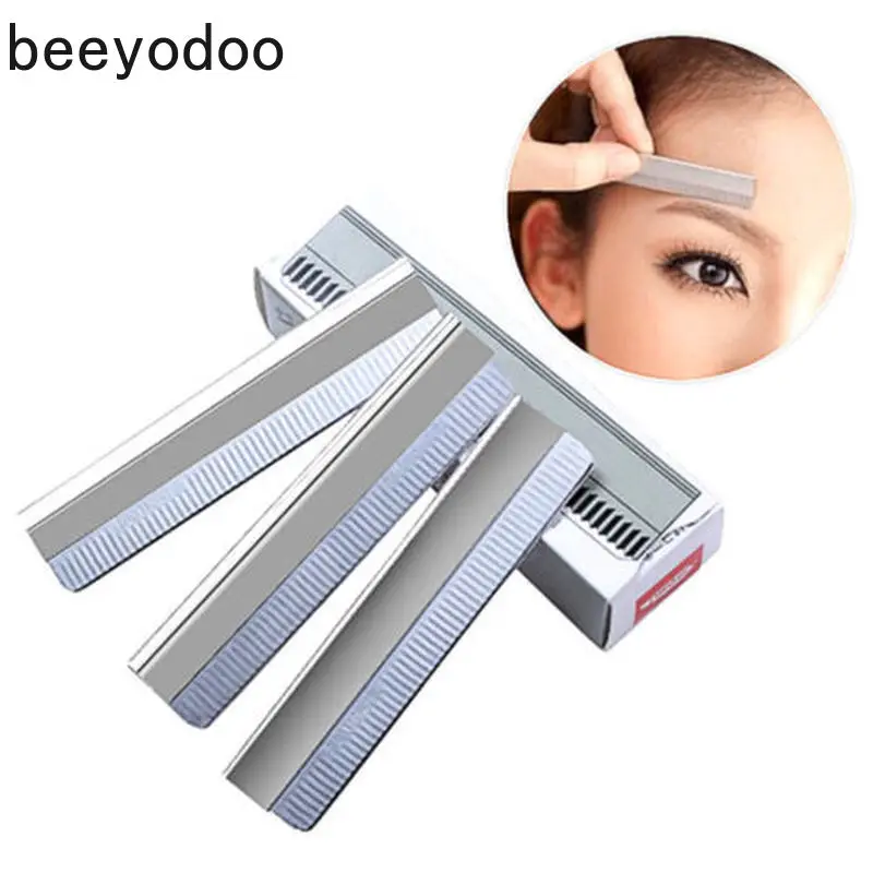 Beste 10 stks doos Scheermes Tinkle Wenkbrauw Trimmer Mini Epilator Gezichtshaar Remover Make Mes Shaper Scheerapparaat