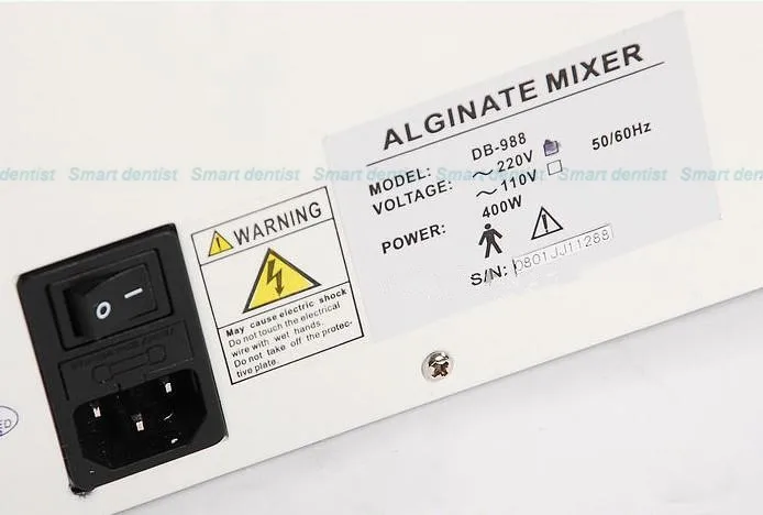 Material de Moldagem de Mistura de Alta Equipamento de Laboratório Qualidade Dental Centrífuga Alginato Mixer 6 Clareamento dos dentes