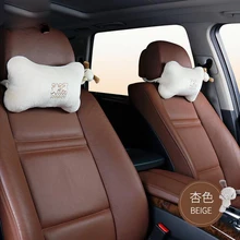 1 шт., 32*30 см, четыре сезона, автомобильная мягкая подушка для шеи, подголовник, поддержка шеи, Автомобильная подушка для безопасности головы, автомобильные аксессуары для безопасности