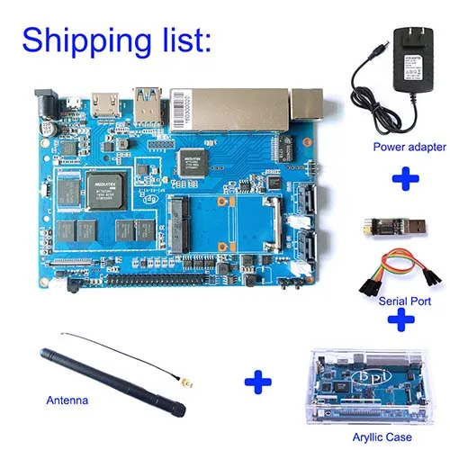 Banana PI BPI R2 умный дом провод 2 г LPDDR3+ 8GBEMMC с открытым исходным кодом макетная плата одноплатная Совместимость raspberry pi