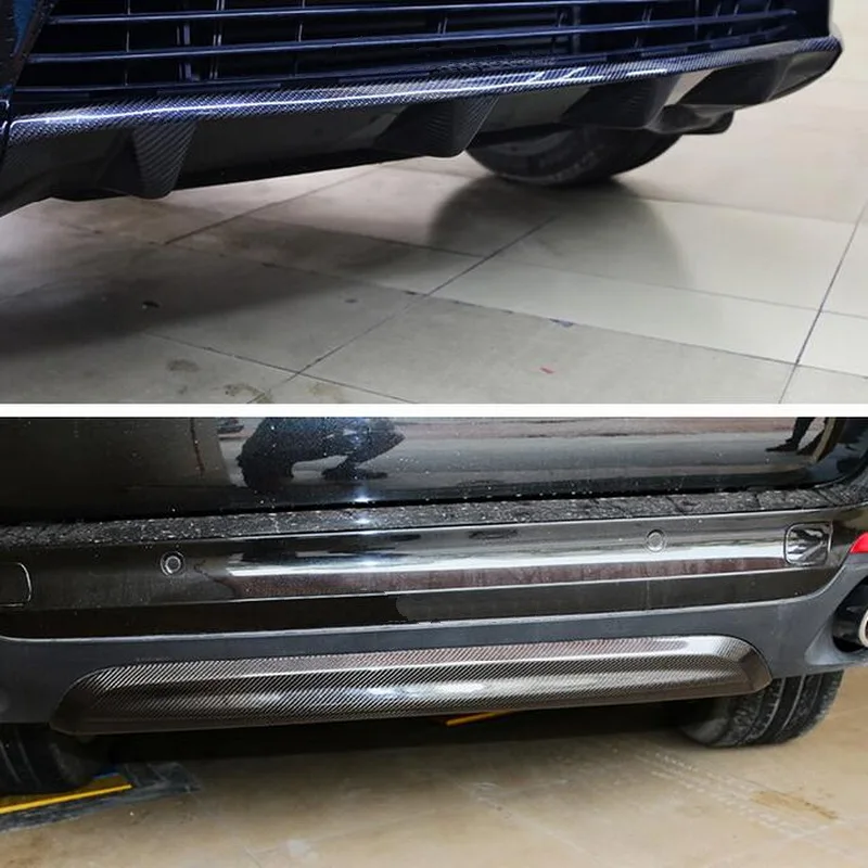 Tonlinker 2 шт. автостайлинг Новый DIY ABS три стиля передний и задний бампер защитный